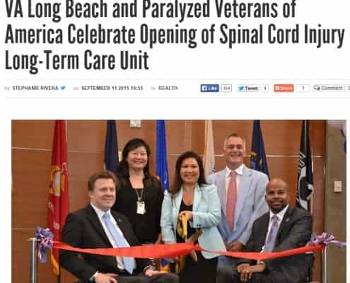 VA Long Beach Opens Spinal Cord Injury Long Term Care Unit
