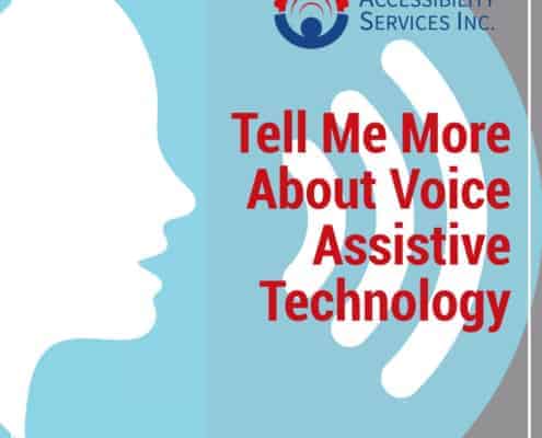 Tell Me More About Voice Assistive Technology
