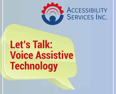 Let’s Talk: Voice Assistive Technology