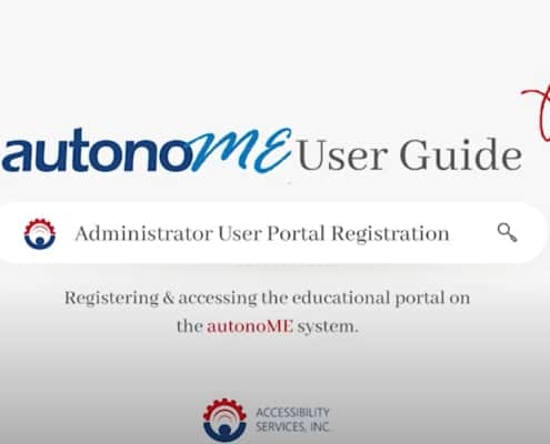 How To Register and Access the Administrator User Portal on autonoME
