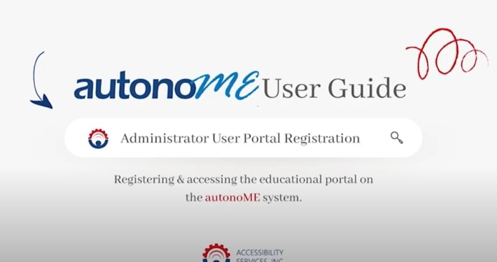 How To Register and Access the Administrator User Portal on autonoME