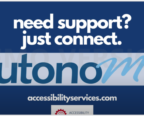 Need Support? autonoME Connect