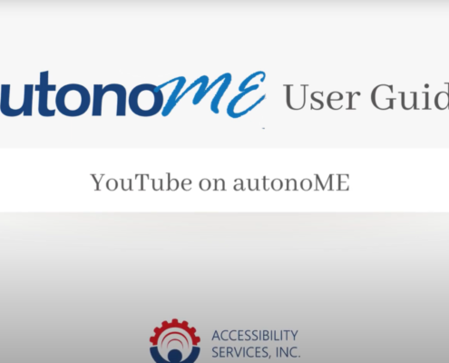autonoME User Guide: YouTube